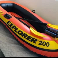 قایق بادی اینتکس explorer 200 همراه پارو و تلمبه