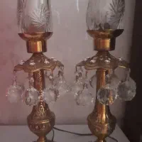 شمعدان برنز نگین دار