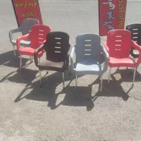 صندلی پلاستیکی ست چهارنفره ترنج