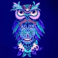 تابلو بلک لایت طرح جغد Blacklight|تابلو، نقاشی، عکس|تهران, ستارخان|دیوار