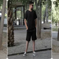 ست مردانه تیشرت و شلوارک لنین مناسب روزهای گرم سال
