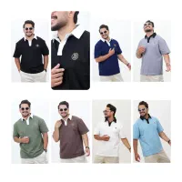 تیشرت مردانه یقه دار  BIT پوآنو