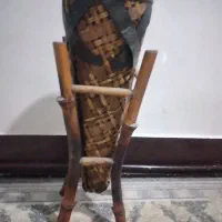 گلدان با چوب بامبو