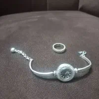 ساعت وانگشتر نقره