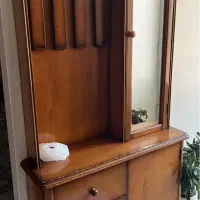 جاکفشی چوبی اینه دار