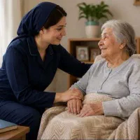 پرستار خانم شبانه روزی