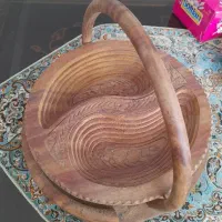 میوه خوری چوبی،کار هنری دست ساز