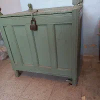 انبار،صندوق، چوبی، نوستالوژی