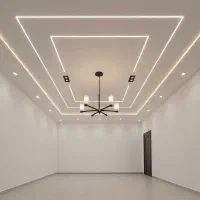 کناف،سقف کاذب،لاین نوری،نرده استیل ،پی وی سی