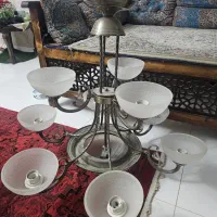 لوستر پذیرایی و چراغ آویز آشپزخونه