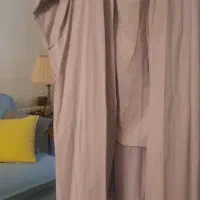 مانتو شلوار طوسی روشن نو