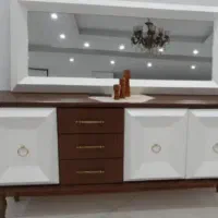 اینه کنسول تمام چوب