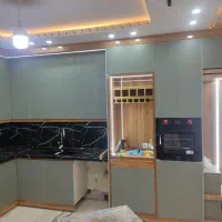 کابینت خورده کاری کمد دیواری برچسب ماربل شیت
