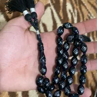 تسبیح کشکول ۳۳ دانه نقره کوب بند فابریک