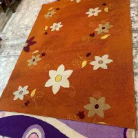 دو عدد فرش ماشینی فانتزی