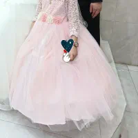 لباس عروس کودک برای سن ۵تا۷سال درحد