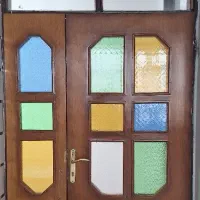 درب چوبی