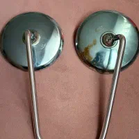 آینه موتور۱۲۵ xl استیل پشت سبز.هوندا.سوزوکی،یاماها