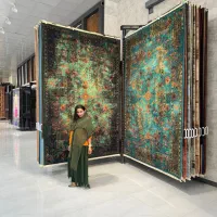 فرش اکرولیک پلاس کلاریس ۱۰۰۰شانه سبز زمردی جدید