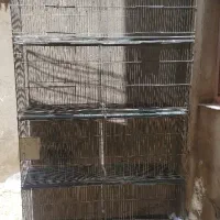 قفس هشت خوان بازاری تاشو با چهارپایه