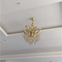 با سلام لوستر هشت شاخه ای