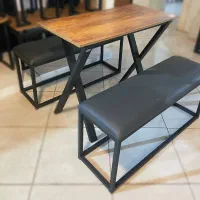 میز و نیمکت کافی شاپی