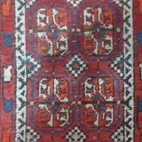 کناره فرش دستبافت خیلی قدیمی