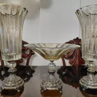 دوعدد گلدان با یک میوه خوری