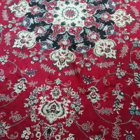 فرش قرمزلاکی پشم
