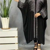 مانتو عبایی فول نگین