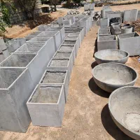 گلدان بتنی فوق سبک سایز بزرگ