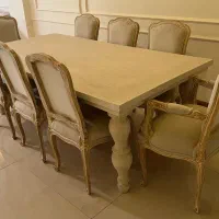 میز ناهارخوری ۸ نفره کاملا نو و استفاده نشده