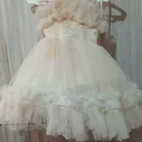 دو دست لباس دخترانه مجلسی نو