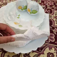 سرویس ارکوپال و کتری شیر دار و 2 عدد پوشال