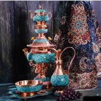 ست سماور قلم زنی