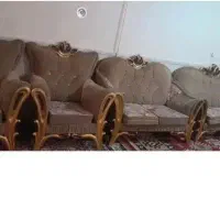 ۲ عدد گل میز با مبل ۷ عدده