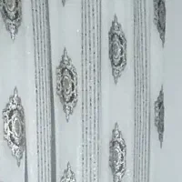 دوعددپرده کتان همراه باوالان