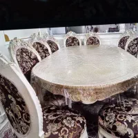 مبل استیل ۹نفره به همراه ناهار خوری