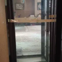بوفه‌چوبی سالم با شیشه