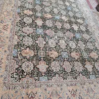 فروش فرش دست باف گل ابریشم