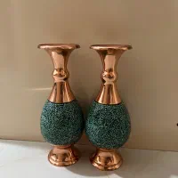 گلدان مسی فیروزه