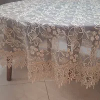رومیزی حریر طرح برجسته