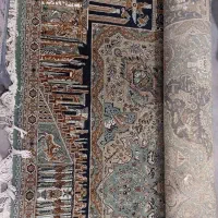 یک تخته فرش شسته شده