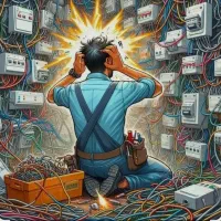 برقکار.نصب لوستر.رفع اتصالی