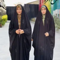 چادر عربی عبایی جده دانشجویی کارشده و ساده کد piu6