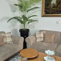 مبل راحتی 8 نفره با جلو مبلی و عسلی
