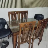 میز نهارخوری 4نفره چوب