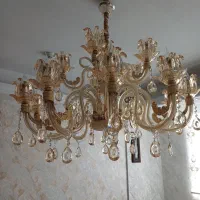 لوستر 16 شاخه همراه با 4 دیوار کوب و لوستر 6 شاخه
