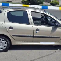 پژو ۲۰۶ تیپ ۲. بدون رنگ .کم کار خط و خش جزیی