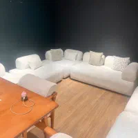 مبلمان ال پازلی با پارچه ی درجه یک چین